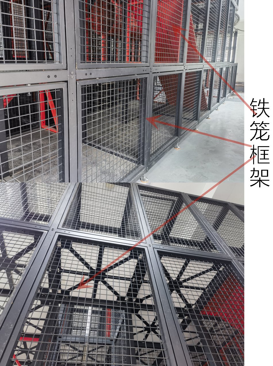真火煙熱模拟訓練設施 煙熱訓練 鐵籠攀爬設施